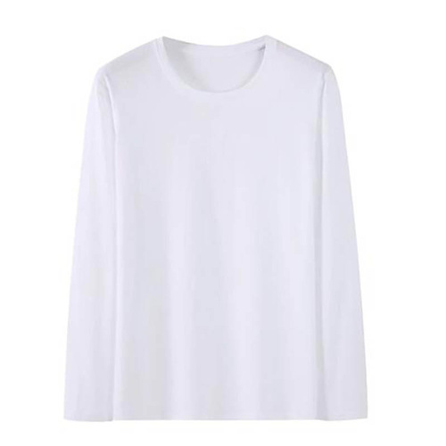 Men's Loose Fit Long Sleeve T-Shirt in Autumn, Versatile and Easy-to-Combine, Hong Kong Style Trend Brand, Plain Color Top, Simple and Casual Round Neck Base Shirt