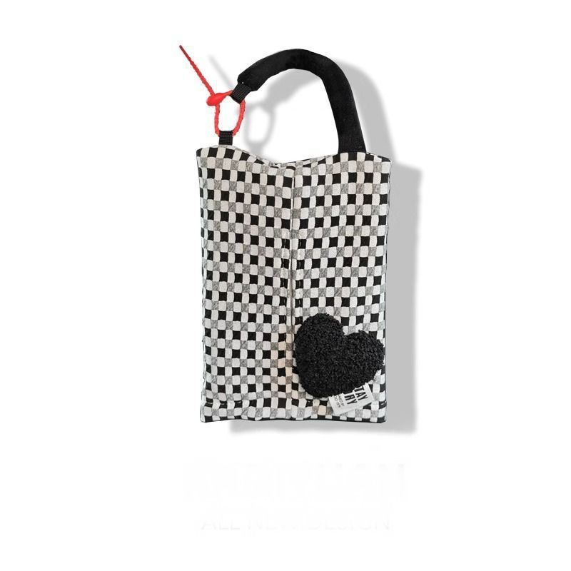 Car Tissue Bag Hanging Pouch, Cute Car Tissue Box, In-Car Seat Tissue Bag, Hanging Tissue Box