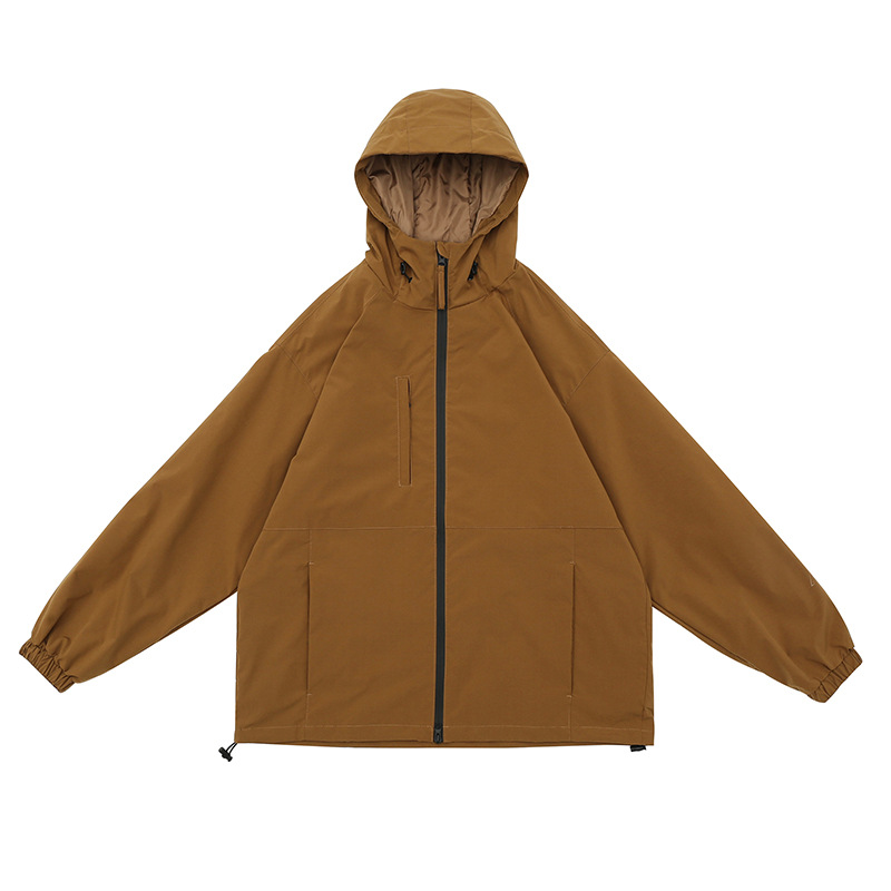 Rumeng DuPont chaqueta de tres pruebas de primavera y otoño chaqueta de camping al aire libre impermeable transpirable montañismo traje pareja color sólido