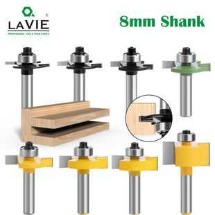 8 handle black green yellow ball T cutter woodworking milling cutter slotting cutter notch alloy cutter head factory direct new product