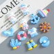 Cartoon Cute Ocean Series Resin Accessories DIY Cream Glue Phone Case Hairpin Refrigerator Sticker Jewelry Material