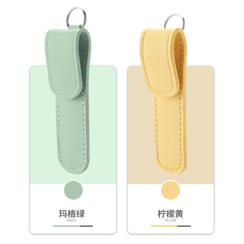 Stainless steel ear cleaner set of 6, portable spiral ear scoop, spring-loaded ear cleaning tool