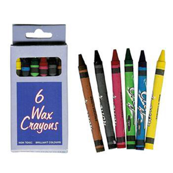 Children's crayons painting