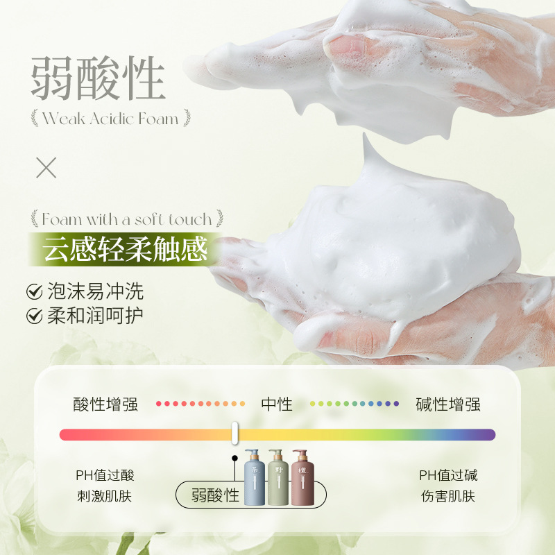 Baizhentang, nutritivo y reparador, anti-rotura del cabello, champú de fragancia para la pausa del té al atardecer, champú de control de aceite esponjoso de limpieza profunda image 2