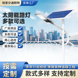 LED solar street light new rural road lighting municipal street light project 6 meters solar street light manufacturers