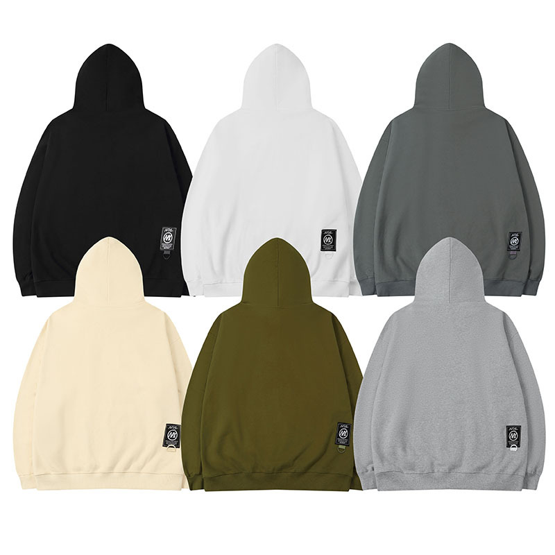 Herrenbekleidung Kapuzenpullover schwerer Daisy-Pullover Gewicht 400G leichter Samt plus Samt Paar Stil locker B2036K_voghion.com