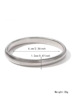 Elastic accessory, women's bracelet stainless steel, metal ring, European style, light luxury style