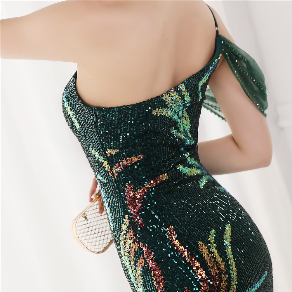 D9413 1580K VÁY ĐẦM LIỀN THÂN DỰ TIỆC NỮ YIEOUBA SEXY GỢI CẢM SEXY THỜI TRANG NỮ G04 SẢN PHẨM MỚI