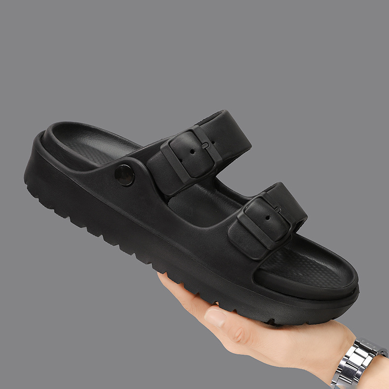 Women's Adjustable Double-Strap Sandals with Waterproof Platform, Arch Support, Non-Slip Recovery Slippers for Beach, Pool, and Outdoor Use