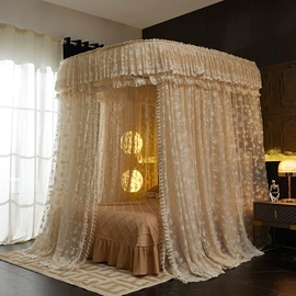 蚊帐、床幔;四件套;绒毯