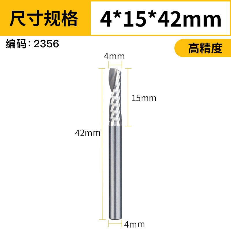 Acrylic drill PVC 3.175 мм, сталь вольфам/Tungsten steel