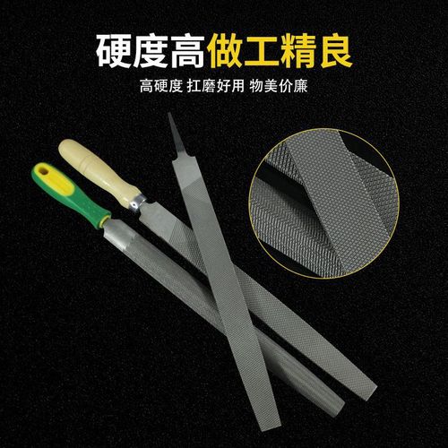 Extra coarse fitter's file grinding tool set alloy woodworking tool triangle file small semi-circular fitter's file