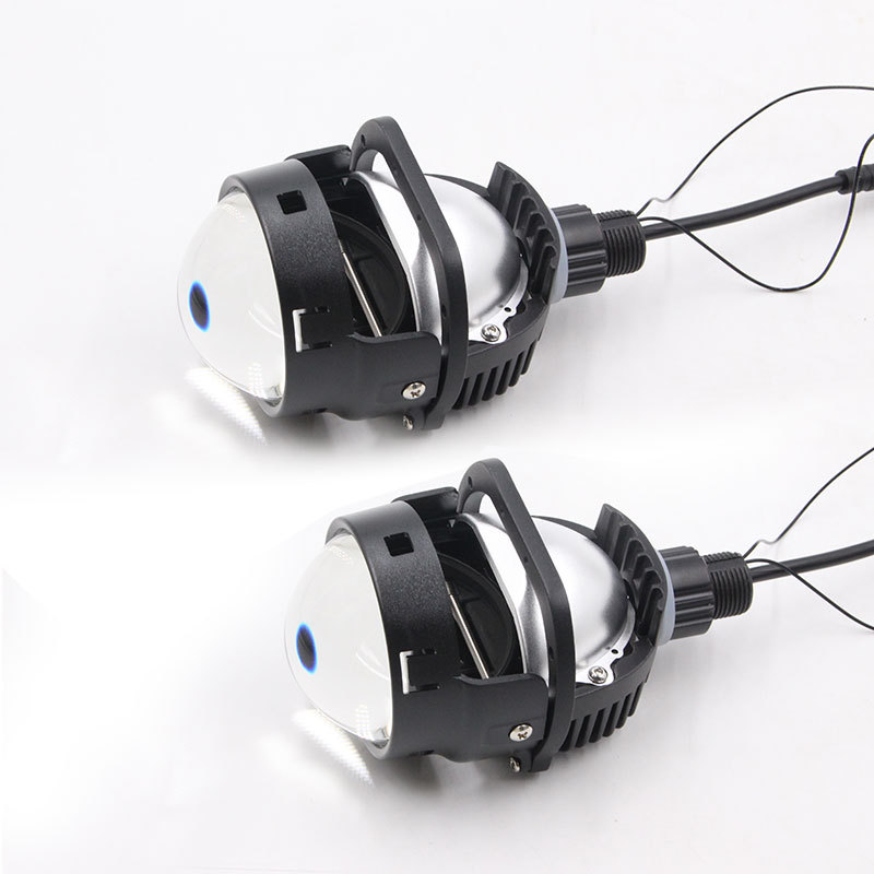 Faros LED de automóvil 2.5 I6S 70W de alta potencia y brillo LED de doble lente de luz luz externa