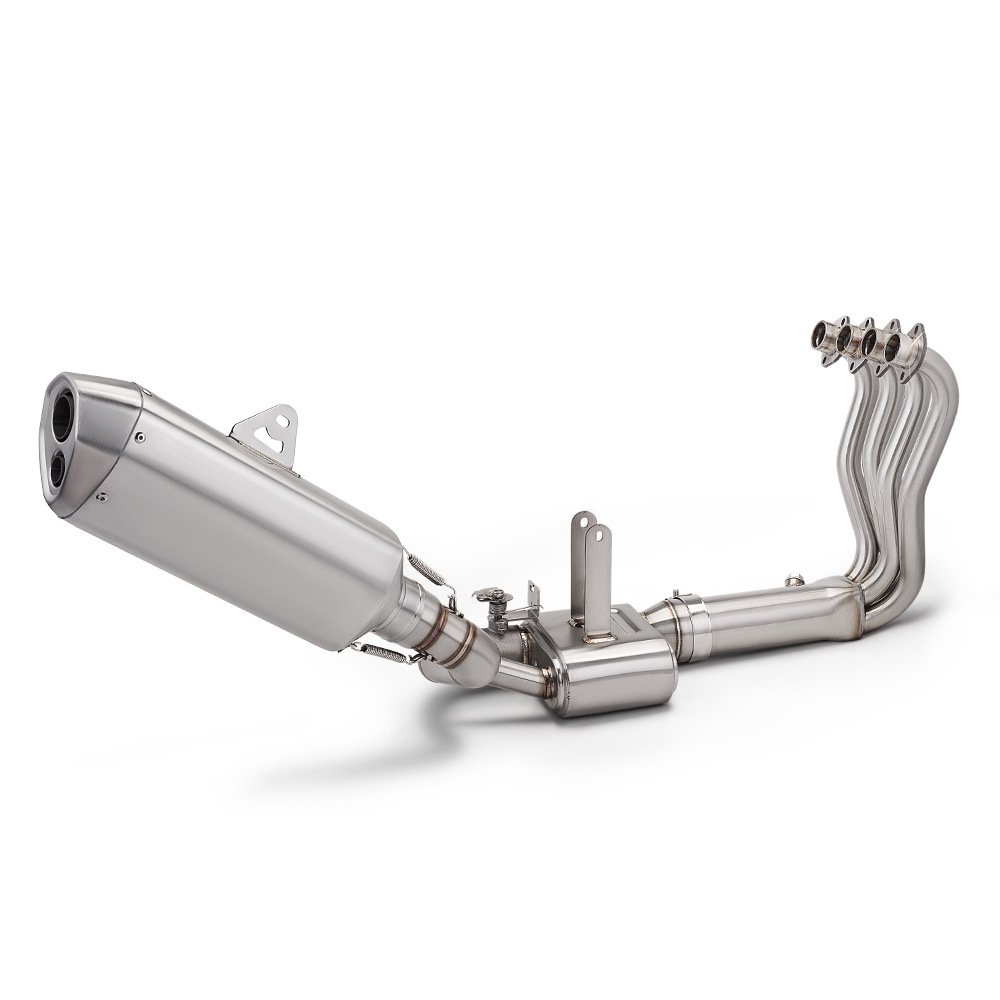 Motorcycle Zhang Xue 500Rr Dual-Channel Valve Box Front Exhaust Pipe Original Appearance Full Set of Tail Section