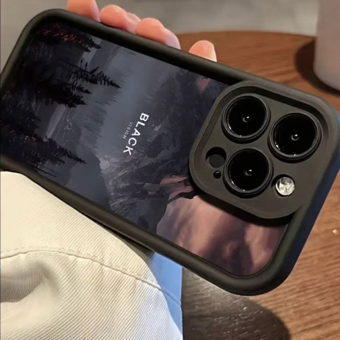 Funda para teléfono iphone16pro para Europa y América 11 Apple 15 anti-caída 14pro personalidad 13promax nuevo 12