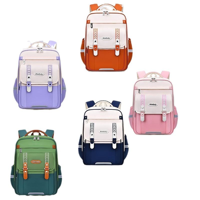 Bolsa escolar para niños para reducir la carga, mochila de niños, cartón de dibujos animados de gran capacidad, mochila de estudiantes de primaria de 8 - 12 años al por mayor