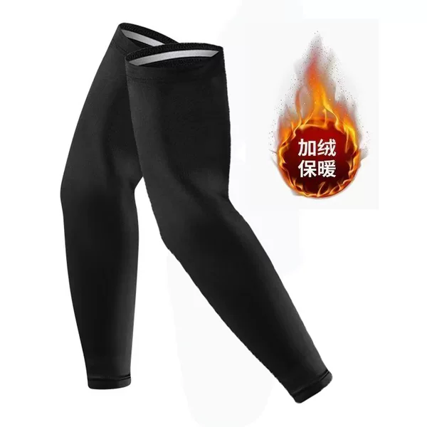 Autumn and Winter Fleece Cycling Leg Covers, Cold-Proof and Comfortable Knee Pads for Cycling Sports, Warm Elastic Leg Covers and Leggings