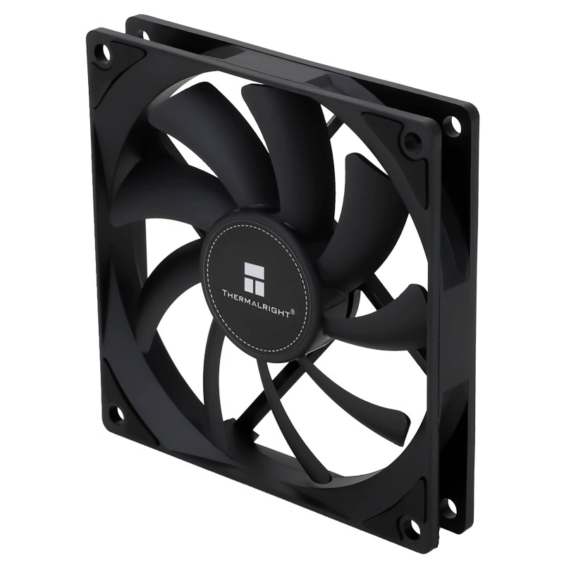 Вентилятор корпуса 9 см Thermalright, подшипник S-FDB, PWM, контроль температуры, большой объем воздуха, амортизирующие ножки, бесшумный