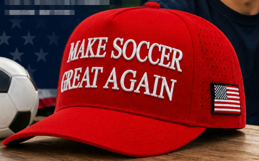 Unbranded Make Soccer Great Again Cap Red