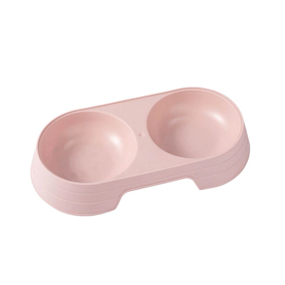 Productos para mascotas de paja de trigo doble tazón para gatos y perros utensilios universales para gatos de agua potable automática integral tazón de comida antideslizante tazón de perro