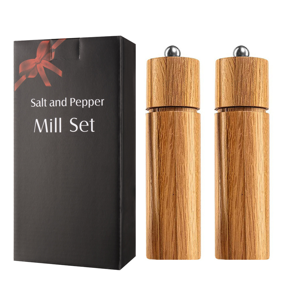 Cilíndrica molino de pimienta espesor ajustable núcleo de cerámica molinillo de pimienta manual de sal de Rosa amoladora herramientas de cocina