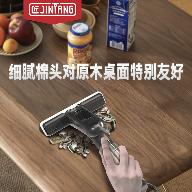 家庭用デスクトップ乾湿両用水スプレーミニハンドヘルド小型モップ、手洗い不要、屋内用小型コロイドモップ|undefined