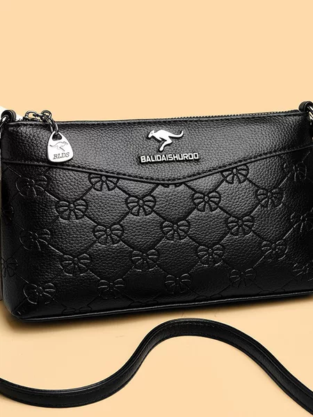 Women's Bag 2024 Summer New Mother Bag Korean Style Shoulder Bag Simple Embossed Crossbody Bag Fashionable Women's Small Square Bag