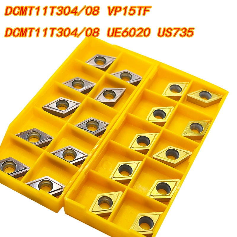 Кросс-граничный CNC инструмент DCMT11T304/08-VP15TF UE6020 US735 Твердосплавное покрытие