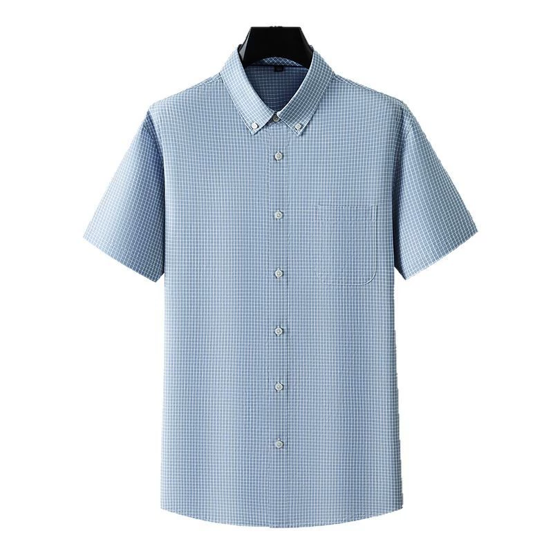 Summer thin shirt, oversize, with short sleeve, plus size