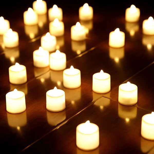 electronic plastic candle