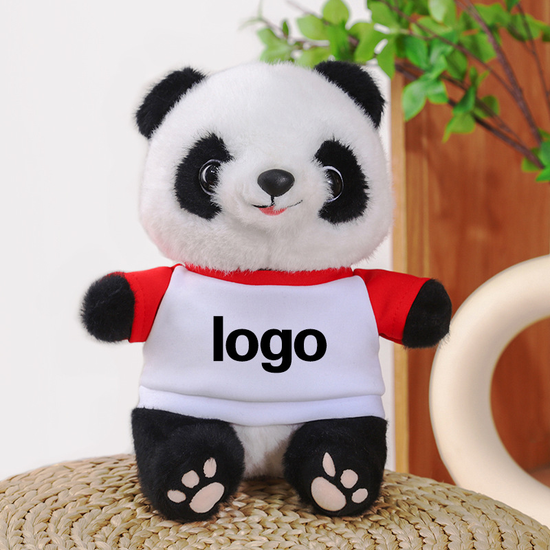 Juguetes de peluche Panda LOGO Coche 4s Tienda Juguetes Lindo Panda Simulado Muñeca Panda Regalo