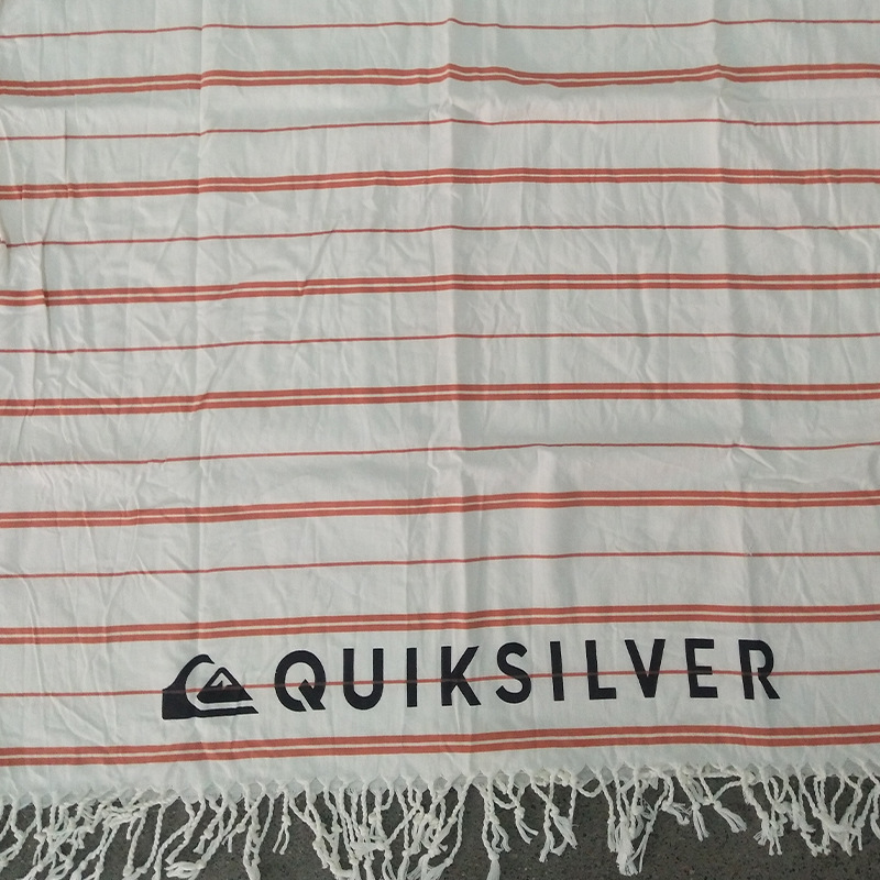 Toallas transfronterizas absorbentes gran tamaño toallas de baño de punto rayas bordadas toallas de playa turcas algodón al por mayor