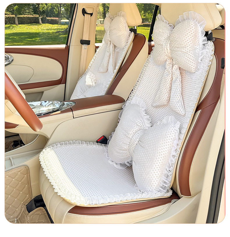 New Car Seat Cushion, Suitable for All Seasons, Light Luxury, High-End Feel, Breathable Car Seat Cushion, Car Decorative Seat Cover