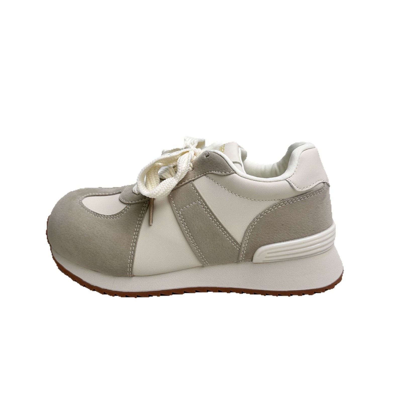 A9885 almohadillas de látex / cabeza de Mickey ligera con suela gruesa Gump zapatos de mujer 2025 nuevos zapatos deportivos
