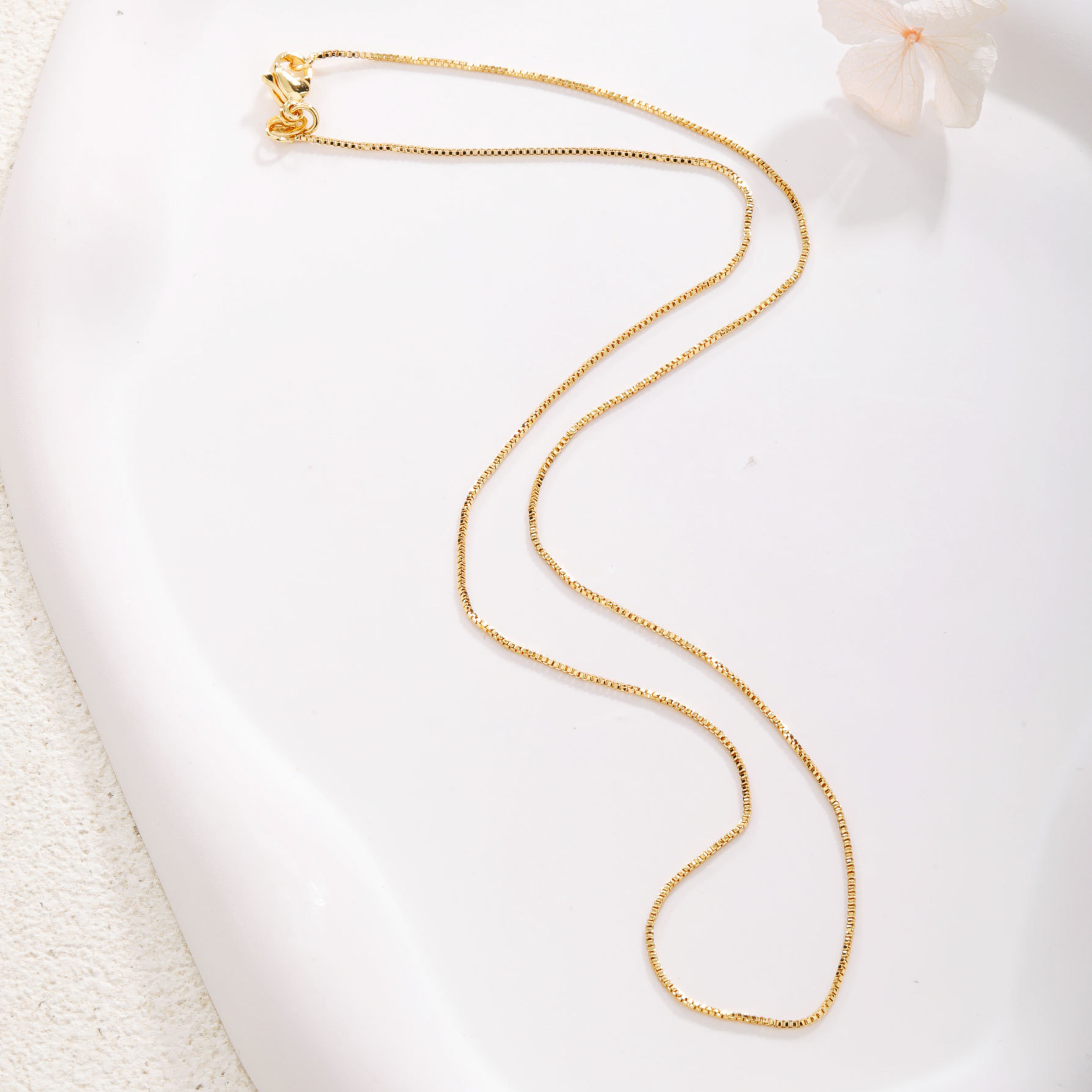 7g Weight Gold Plated Plating Material Necklace Classification Copper Chain Material 1 Piece Quantity Holiday, Daily Occasion Artificial Crystal, Copper Material Water Droplets, Heart Shape Pattern Women's Gender Irregular, Plating Design Sweet Style Sweet Water Droplets Heart Shape Gold Plated Artificial Crystal Copper Wholesale Necklace 7