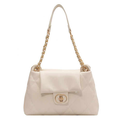 2024 New Single Shoulder Small Square Bag for Women, Chain Strap, Fashionable and Versatile, Crossbody Trendy and Stylish, High Fashionable and Charming, Hand-Held