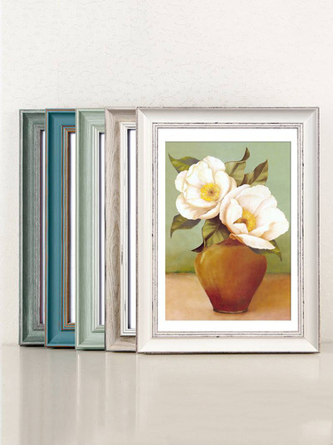 Wholesale simple old retro European style large picture frame mounted picture frame wall hanging American style 20 inches 50cm 75 cm 16 inches