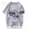 Summer clothing, children's cotton cartoon short sleeve T-shirt, long-sleeve for boys for leisure, wholesale, loose fit