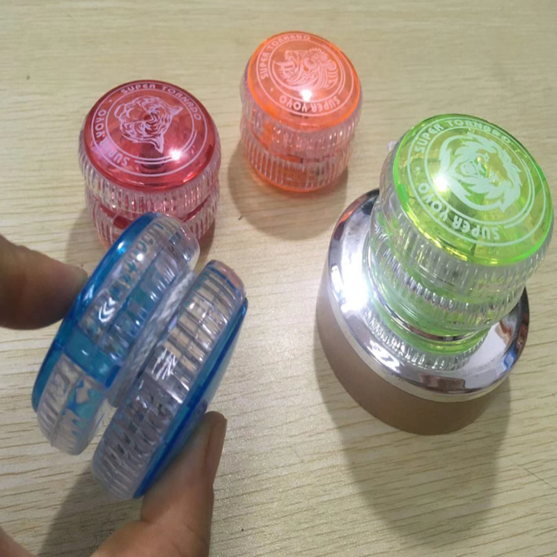 Glittering Light-up Yo-Yo for Kids, Wholesale, Sparkling Yo-Yo Toys for Children, Night Market Stalls, Street Vendors, Gift