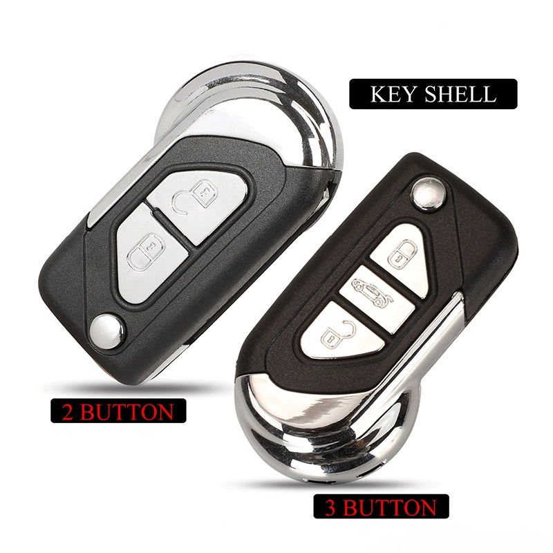 Ключ дистанционного управления подходит для корпуса ключа автомобиля Peugeot Citroen модифицированной яркой рамки эмбриона VA2 HU83