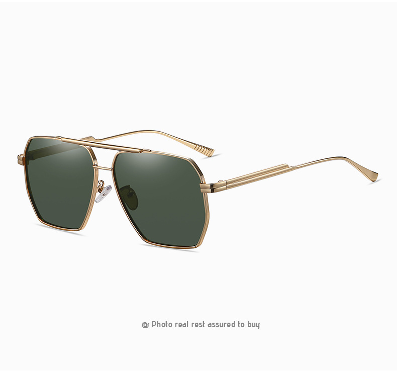 50g Weight Full Frame Glasses Structure Sunglasses Classification Tac, UV400 Protection Lens Material Fashion Solid Color Tac UV400 Protection Square Full Frame Men's Sunglasses