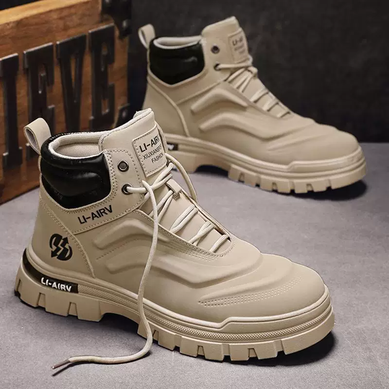 Ботинки Martens стиль English, высокие повседневные, массивная подошва, размеры 39–44