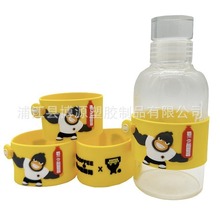 厂家生产PVC软胶马克杯广告促销礼品3D立体塑胶马克杯PVC杯皮水杯