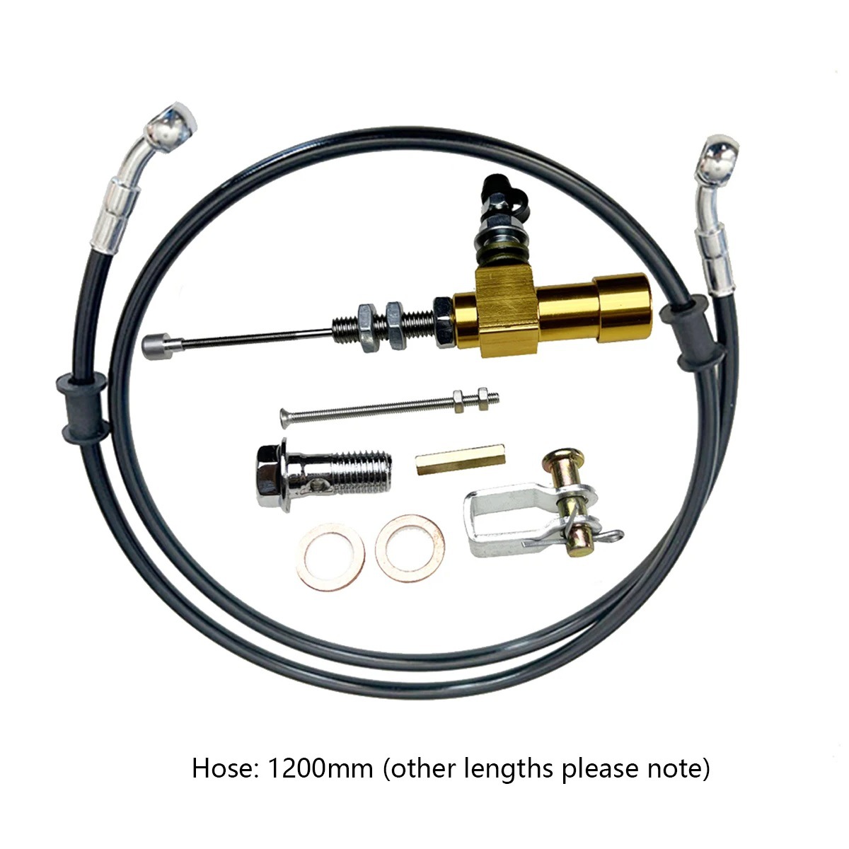 Motorcycle modification parts hydraulic clutch cable modification hydraulic kit pump sub-cylinder clutch lower pump clutch pull pump
