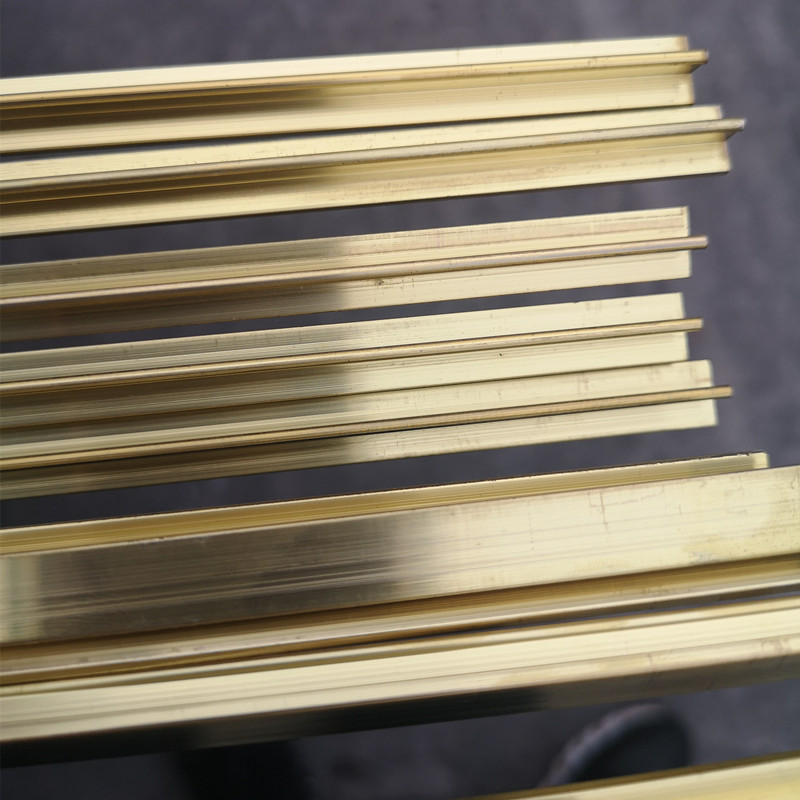 黄铜T型条 楼梯防滑铜条H59角铜型材L型铜压条扁条表面光亮
