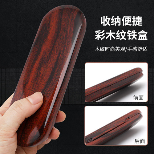 Manufacturer's colorful wood handle foot planer set foot care dead skin foot plate file scraper pedicure tool