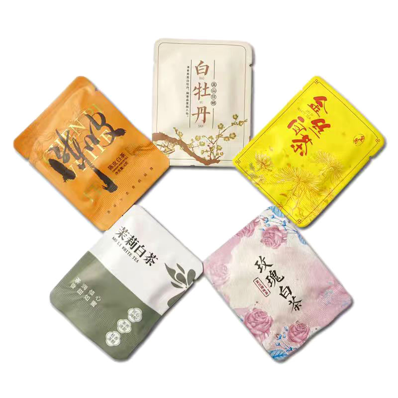 小批量定购茉莉白茶小泡袋 多款图案数码彩印陈皮普洱茶叶铝箔袋