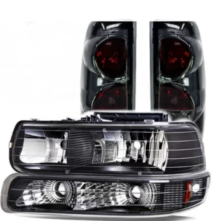 适用于99-02 Silverado 00-06 Tahoe郊区前照灯+保险杠灯+尾灯