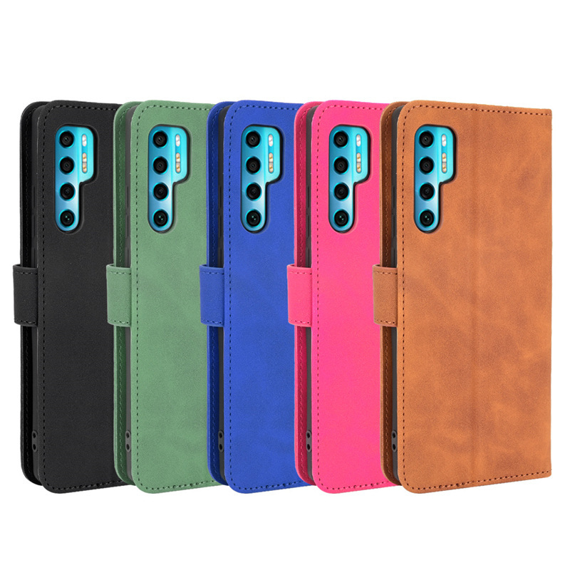For TCL20PRO5G skin feeling mobile phone case TCL20PRO5G retro flip leather mobile phone protective case
