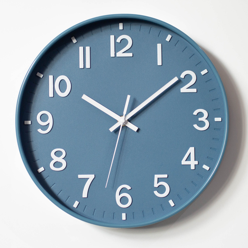 Reloj de pared para el hogar de 30CM Reloj para colgar en la pared Reloj para colgar en la sala de estar Reloj de pared Reloj creativo Reloj de cuarzo silencioso